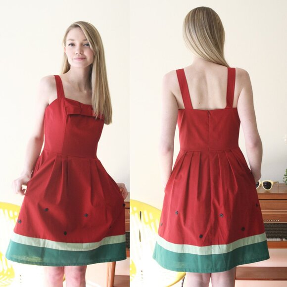 Birds of North America Dresses & Skirts - Birds of North America Seedsnipe Watermelon Dress 8